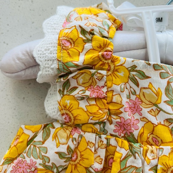 NEW Joie Baby Floral 2 Piece Outfit Size 6-9 Months NWT - Picture 6 of 11